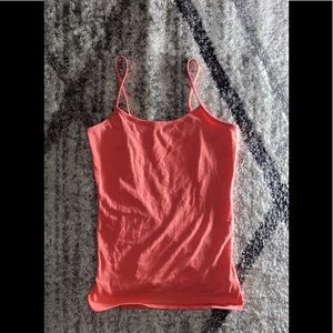 Peach colored tank top